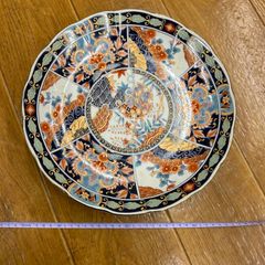 古伊万里 大皿 皿鉢皿 毬 若山窯 金彩 アンティーク 飾り皿 骨董