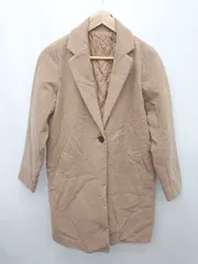 ◇ ROPE PICNIC ロペピクニック キレイめ シンプル ロング 通勤 長袖 コート サイズF ベージュ系 レディース P  【1404040012501】