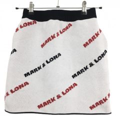 マーク＆ロナ ゴルフ スカート 千鳥柄 ストレッチ 秋冬 38 M