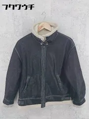 ■ selectMOCA セレクトモカ 裏ボア フェイクムートン 長袖 ジップアップ ジャケット M ブラック レディース  【1002799836647】