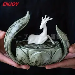 中国古美術・旧蔵品 宋代 汝窯 佛手倒流香炉（香插）・仏具・置物・茶道具・文房具 中国古美術・旧蔵品 宋代 汝窯 佛手倒流香炉（香插）・仏具