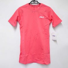 【未使用】フィラ 半袖トップス Tシャツ コンプレッションウェア LPK ピンク  420-595 レディース FILA ヨガ フィットネス トレーニング