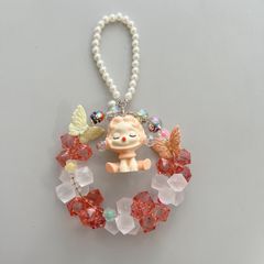 ☆ハンドメイド☆ＳＰ人形アクリルビーズリース☆