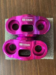 Solute　アルミ削り出しCNC加工　ハンドルアッパーホルダー　パープル