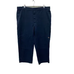 Dickies ダブルニーパンツ ワークパンツ W46 ディッキーズ メキシコ製 ネイビー 古着卸 アメリカ仕入 2403-897
