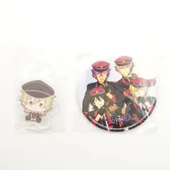 あんスタ 羽風薫 アクリルスタンド アクリルパネル 一番くじ Let’s enjoy together! vol.2 UNDEAD 缶バッジ 未使用 あんさんぶるスターズ
