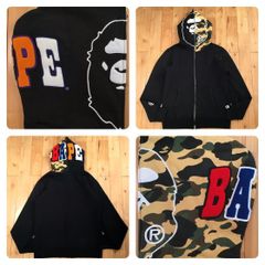 エイプ BABY MILO カウズ コラボ フルジップ スウェット パーカー M エイプ BABY MILO カウズ コラボ フルジップ スウェット