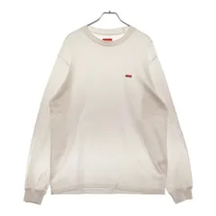 SUPREME (シュプリーム) 21SS Small Box L/S Tee スモールボックスロゴ クルーネック長袖Tシャツ カットソー ホワイト
