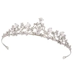 【在庫処分】プレゼント 写真撮影 和装 女の子 披露宴 髪飾り 髪飾り 結婚式 卒業式 入学式 パール ヘアアクセサリー 花柄 キラキラ クラウン ティアラ 王冠 YFFSFDC