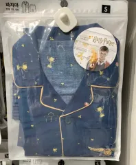 SPAO スパオ 半袖 パジャマ ハリーポッター 2色 セットアップ SPAO】大人気！ユニセックス ハリーポッターパジャマ - ネイビー