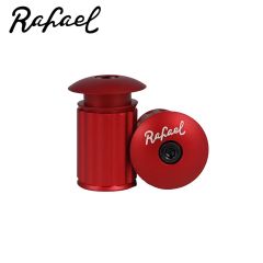 Rafael バーエンドキャップ レッド(ロードバイク 、マウンテンバイク、クロスバイク)