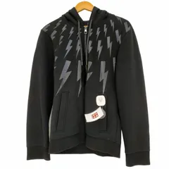 ニールバレット NEIL BARRETT ライトニングボルトジップアップパーカー メンズ import：S のサムネイル
