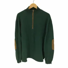 ウールリッチ WOOLRICH 三角タグ 裏起毛 エルボーパッチ ハーフジップトレーナー メンズ JPN：L のサムネイル