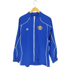 90's USA製 RUSSELL ATHLETICフルジップナイロンジャケット 90's〜 Russell Athletic Half-Zip Nylon Pullover Jacket M