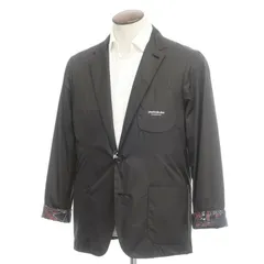 【中古】【未使用】ヨシオ　クボ yoshio kubo ポリエステル カジュアルジャケット ブラック【サイズ3】【メンズ】のサムネイル