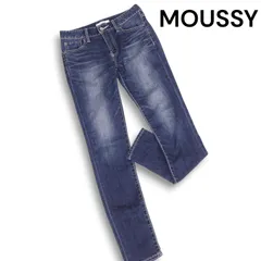MOUSSY マウジー USED加工♪ ストレッチ デニム スキニー パンツ ジーンズ Sz.25 レディース