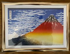 T 赤富士(小) 池田満寿夫作 風水 「五彩の富士山」彫金パネル - メルカリ