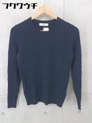 ◇ URBAN RESEARCH Sonny Label サニーレーベル ウール ニット 長袖 セーター FREE ネイビー レディース 【中古】 【1102090019975】