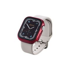 エレコム Apple Watch41mm用フルカバーケース プレミアムガラス 高