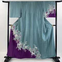 【E45】厳選西陣　大人気友禅作家『千地泰弘』作　深紫地　六通高級純金糸美術袋帯 Amazon.co.jp: 1 世界的友禅作家 千地泰弘 千地天女 六通柄袋帯
