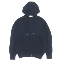 B.R別注Settefili Cashmere ニットパーカー 52 ブルー