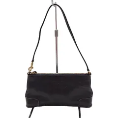 COACH(コーチ) ショルダーバッグ - 7009 黒 型押し加工 レザー