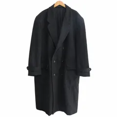 コムデギャルソンオム COMME des GARCONS HOMME アーカイブ ARCHIVE 80s 田中オム Wool DB Chester Coat HC-080010 AD表記なし チェスターコート マキシ ダブルブレスト グレー M IBO78