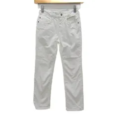 プチバトー ストレートパンツ ボトムス コットンストレッチ キッズ 男の子用 8ans/128cmサイズ ホワイト PETIT BATEAU 【中古】のサムネイル