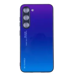 Galaxy S23 ケース SC-51D SCG19 ギャラクシーs23  グラデーション ハイブリット ケース 【Color】 パープル・ブルー