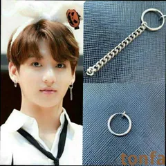 ○ 《2setイヤリング》ジョングク フープピアス 防弾少年団 BTS