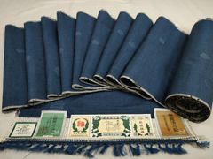 平和屋着物▽上質な紬 単衣 横縞 正絹 逸品 AAAW7722fy - メルカリ 