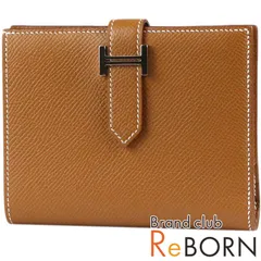 ✨真夜中セール価格✨HERMES べアン二つ折り長財布ボックス