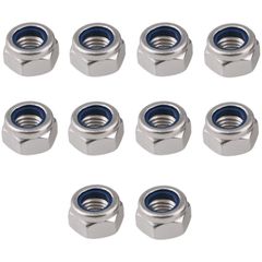 新品 ロック ナット 緩み止め 六角 錆に強い ステンレス 10個入り DIY (M10)