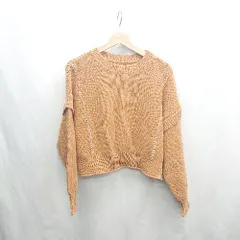 ◇ ⊇ LOWRYS FARM ローリーズファーム 長袖 ニット サイズ1 オレンジ レディース E  【1502030034134】