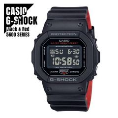 【即納】国内正規品 CASIO カシオ G-SHOCK Gショック ブラック&レッドシリーズ LEDライト DW-5600UHR-1JF 腕時計 メンズ