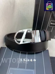 【今日特価】Zegna 35MM 小牛皮メンズベルト