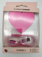 IPHORIA ワイヤレスチャージャー ハート型　Qi規格
