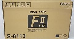 理想科学工業 RISO インク FⅡタイプ ブラック S-8113 10本セット