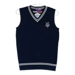 サイズ：S BEAMS GOLF ビームスゴルフ 84-05-0029-646 Vネック ニットベスト  ネイビー系 [240101523793] ゴルフウェア メンズ ストスト