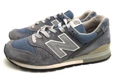 ニューバランス／NEW BALANCE シューズ スニーカー 靴 ローカット メンズ 男性 男性用スエード スウェード レザー 革 本革 ブルー 青  M996JFB ENCAPミッドソール