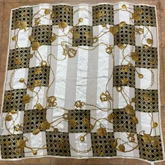 ◎ Christian Dior クリスチャンディオール 大判シルクスカーフ シアー 絹 シルク100%