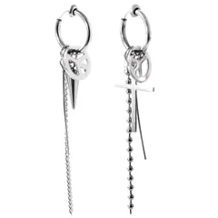 【数量限定】INTERNATIONAL] イヤリング メンズ フェイクピアス イヤーカフ フープイヤリング [SEIYA レディース ノンホールピアス 韓国 穴なし 両耳セット