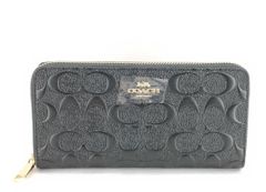 COACH コーチ　財布　シグネチャー コーチ シグネチャー ラウンドファスナー 長財布 未使用品 財布