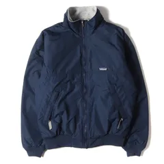 Patagonia パタゴニア ジャケット シェルド シンチラジャケット 90s 1995年製 USA製 ネイビー グレー 紺 灰 M アウトドア ブランド 古着