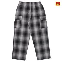 FB COUNTY CARGO CHECKER PANTS【BLACK×GRAY】(エフビーカウンティ チェックパンツ チェック カーゴパンツ ロングパンツ)
