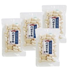 ４パック 長野善光寺門前 すや亀 門前みそ飴 味噌あめ さらりと溶ける サクサク食感 食べる飴 ちょうどいい塩加減 ご当地 駄菓子