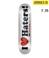 【ムラスポ公式】新品 DGK ディージーケー スケートボード デッキ 7.75inch Haters ムラサキスポーツのサムネイル