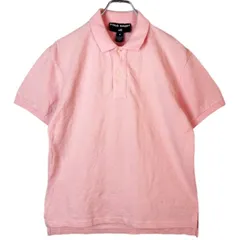 ポロスポーツラルフローレンPolo Sport Ralph Lauren半袖ポロシャツ鹿の子ポニーロゴ刺繍ワンポイント無地ピンクvintageヴィンテージ41213