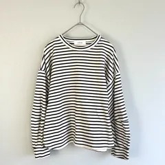 ル メランジェ 長袖 ボーダー カットソー シャツ ロンTのサムネイル