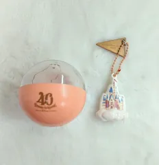 東京ディズニーリゾート カプセルトイ(チャーム) TDR40周年 Dream-Go-Round シンデレラ城(クッション) 40周年